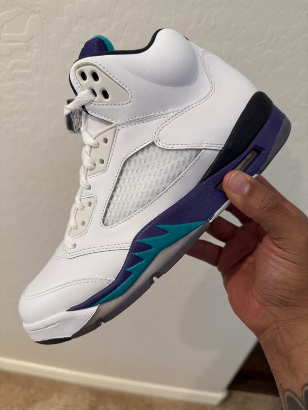 Nike Air Jordan 5 Retro Grape (2013) Size 9.5M NEW DS OG All